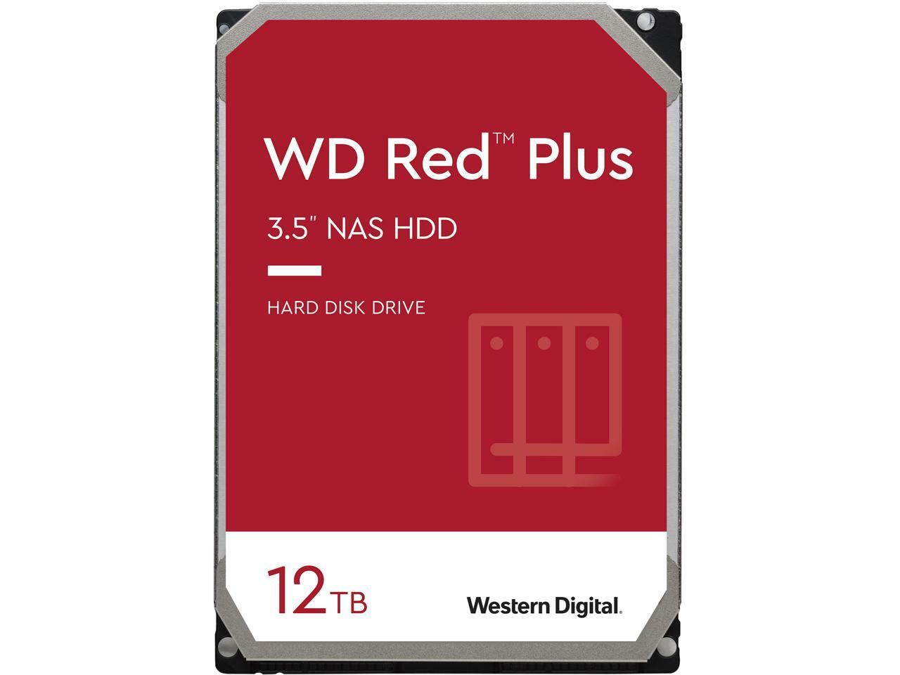 WesternDigital Red Plus NAS WD120EFBX / 3.5" HDD 12.0TB