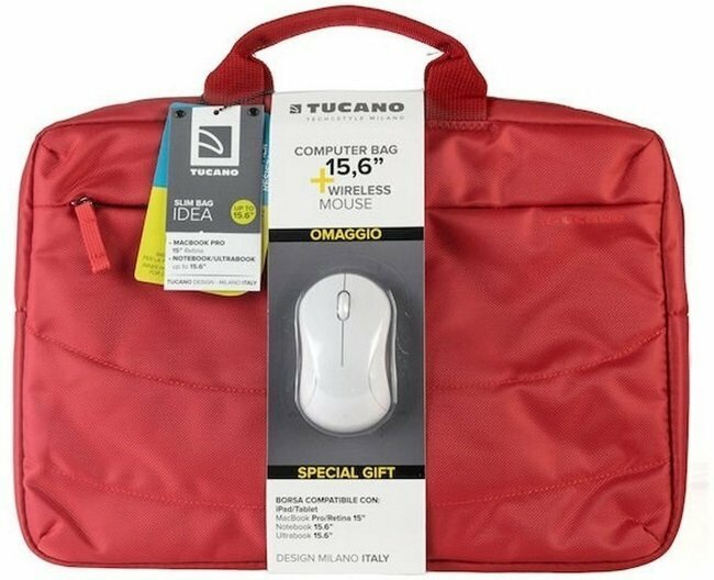 Tucano BAG IDEA COMPUTER 15.6 + Mouse Red