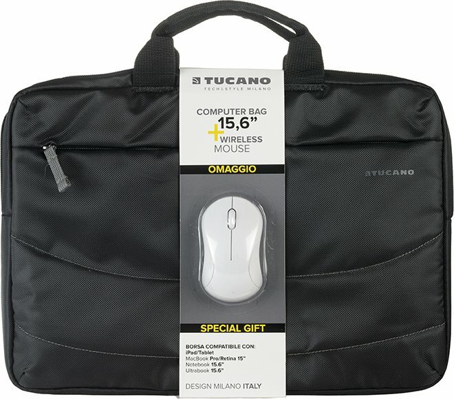 Tucano BAG IDEA COMPUTER 15.6 + Mouse Black