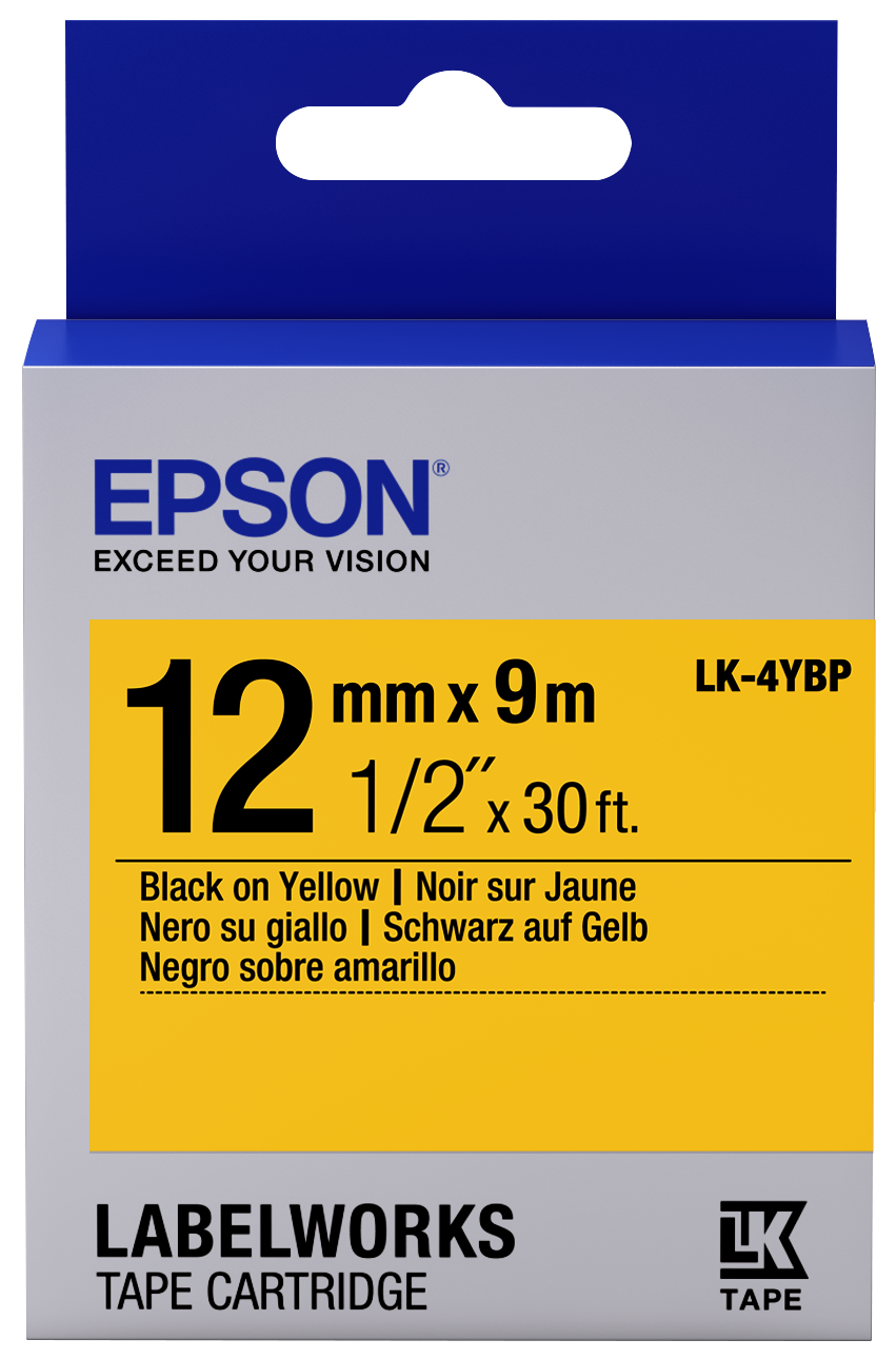 Epson C53S654014 / LK-4YBW / 12mm / 9m