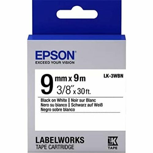 Epson C53S653003 / LK-3WBN / 9mm / 9m