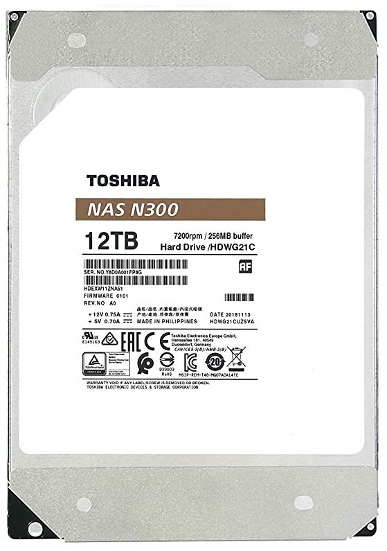 Toshiba N300 HDWG21CUZSVA / 3.5" HDD 12.0TB
