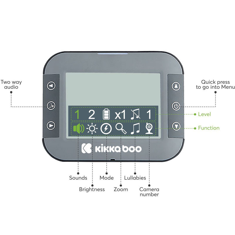 Kikka Boo Baby digital monitor Attento