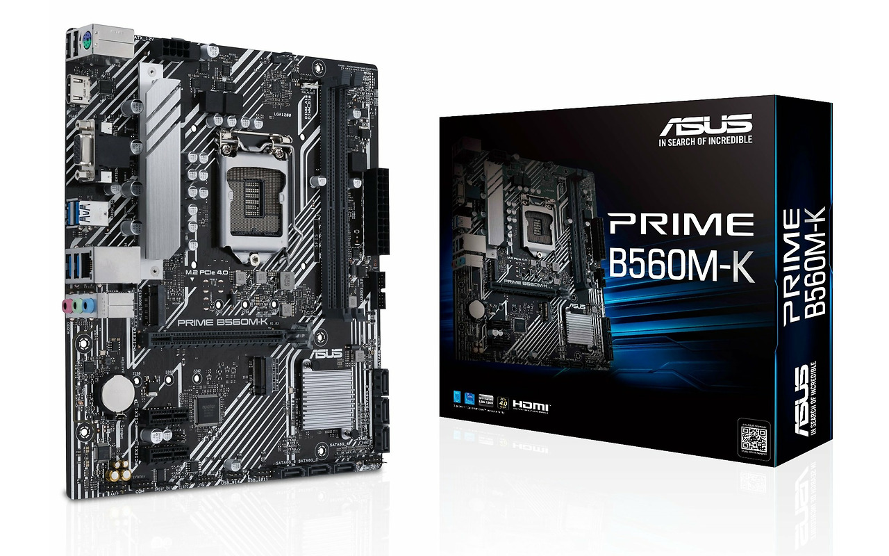 ASUS PRIME B560M-K / mATX LGA1200 Dual DDR4 5000MHz
