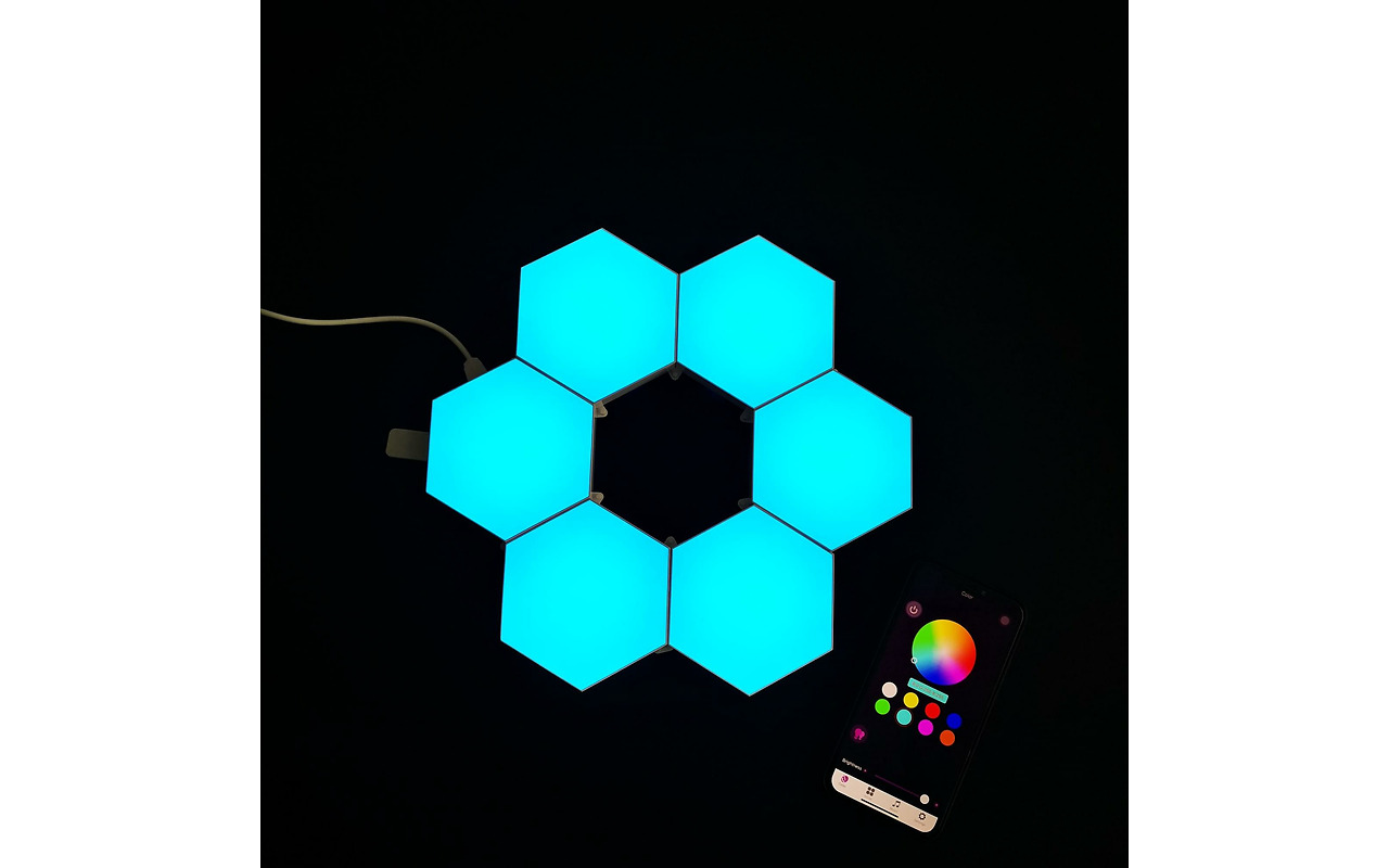 AccExpert Smart LED Hexagonal Light App Controlled