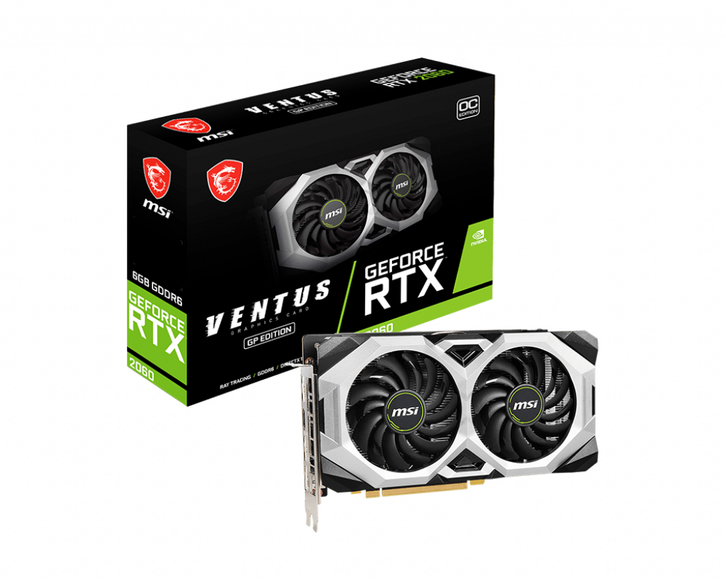 MSI GeForce RTX 2060 VENTUS GP OC 6GB GDDR6 192Bit