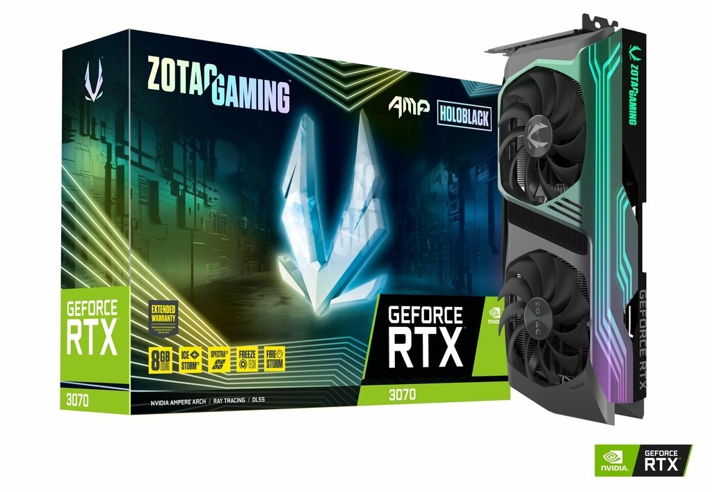 ZOTAC GeForce RTX 3070 AMP Holo 8GB GDDR6 256bit / ZT-A30700F-10P
