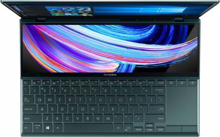 ASUS ZenBook Duo 14 UX482EG / 14" FullHD Touch + ScreenPad 12.65" / Intel i7-1165G7 / 16GB RAM / 512GB NVMe / GeForce MX450 2GB / Windows 10 Pro /