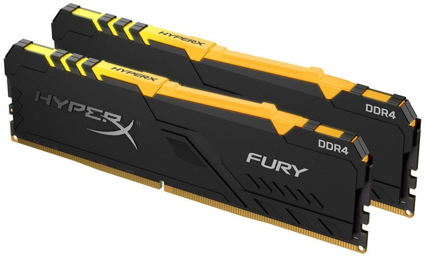 Kingston HyperX FURY RGB / HX426C16FB4AK2/32 / 2x16GB DDR4 2666