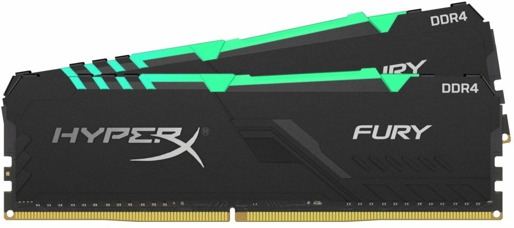 Kingston HyperX FURY RGB / HX426C16FB4AK2/32 / 2x16GB DDR4 2666