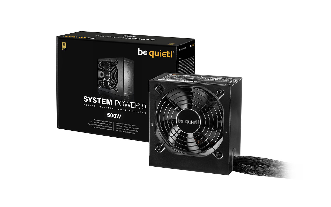 be quiet! SYSTEM POWER 9 / 500W 80+ Bronze