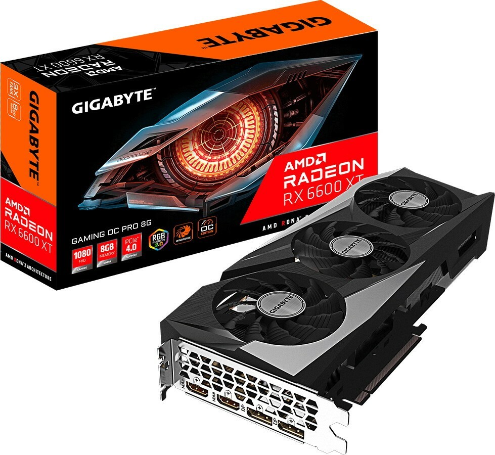 Gigabyte Gaming OC Pro Radeon RX 6600 XT 8GB GDDR6 128bit / GV-R66XTGAMINGOC PRO-8GD