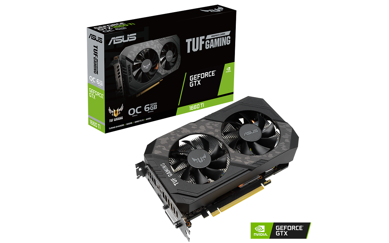 ASUS GeForce GTX 1660 Ti TUF Gaming EVO OC 6GB GDDR6 192bit / TUF-GTX1660TI-O6G-EVO-GAMING