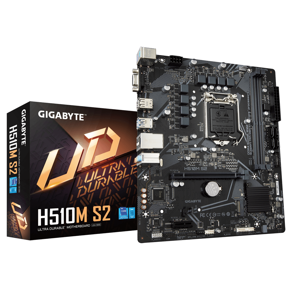 GIGABYTE H510M S2 / mATX Socket 1200 Dual 2x DDR4 3200