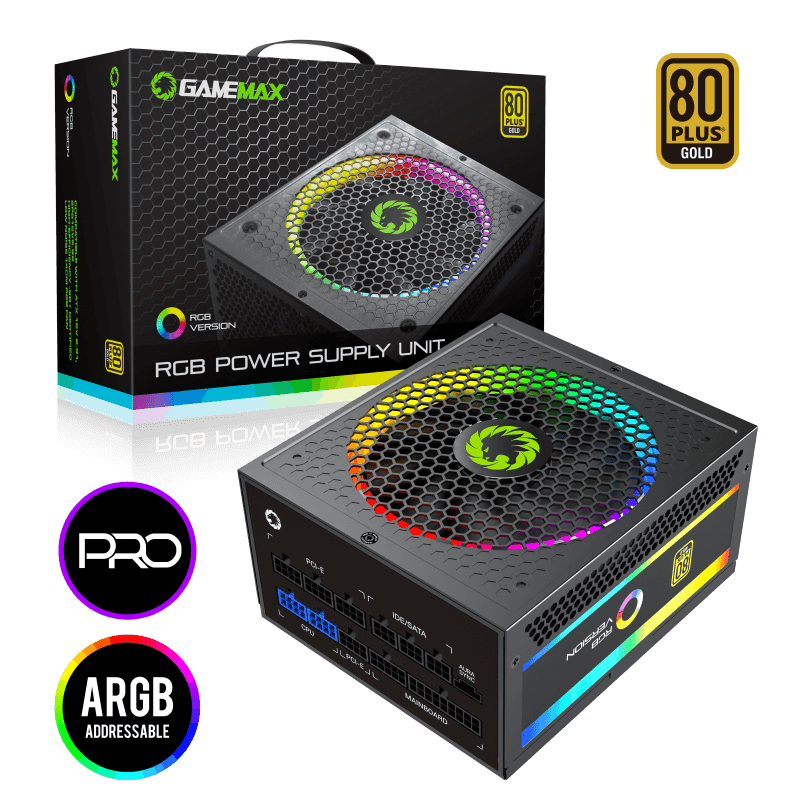 GameMax RGB-1050 Pro / PSU 1050W 80+ Gold