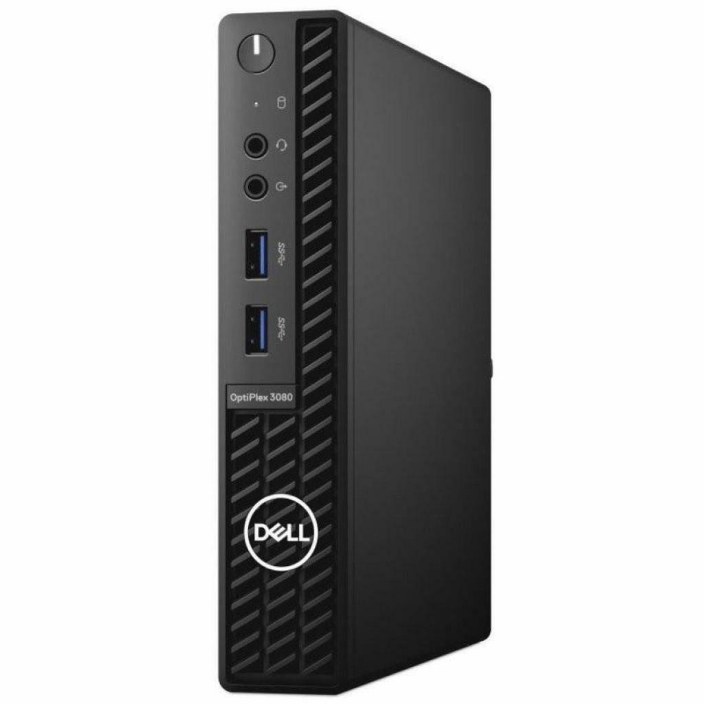 DELL OptiPlex 3080 MFF / lntel Core i3-10105T / 8GB DDR4 / 256GB NVMe / Black Linux/DOS