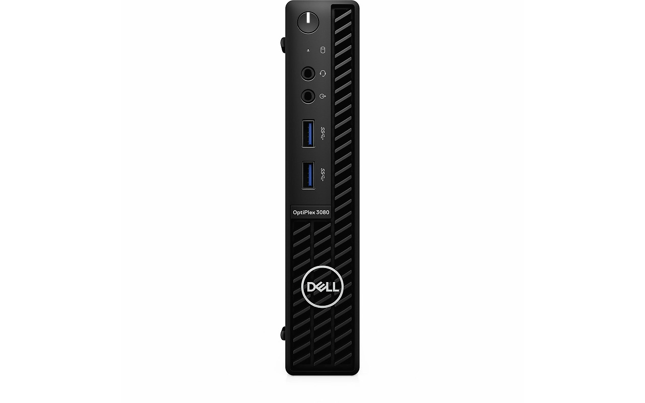 DELL OptiPlex 3080 MFF / lntel Core i3-10105T / 8GB DDR4 / 256GB NVMe / Black Linux/DOS