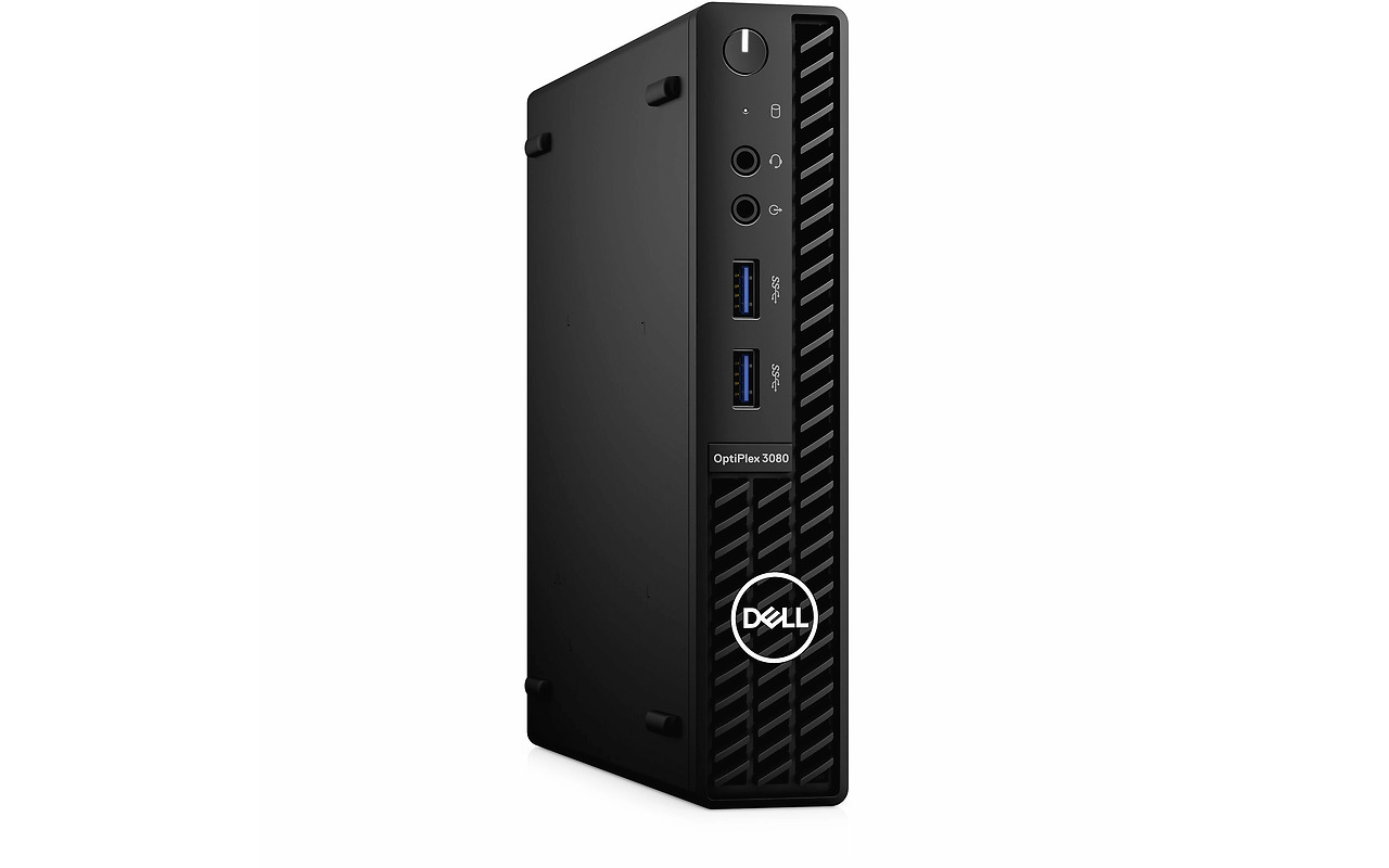 DELL OptiPlex 3080 MFF / lntel Core i3-10105T / 8GB DDR4 / 256GB NVMe / Black Linux/DOS