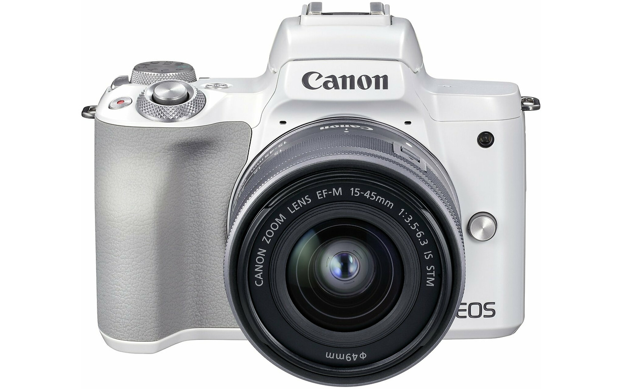 Canon EOS M50 Mark II + 15-45 IS STM White