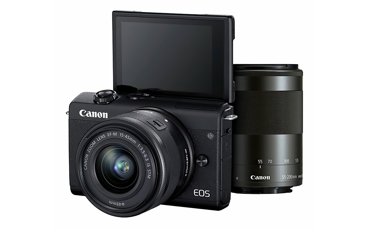 Canon EOS M200 + 15-45 IS STM + 55-200 IS STM