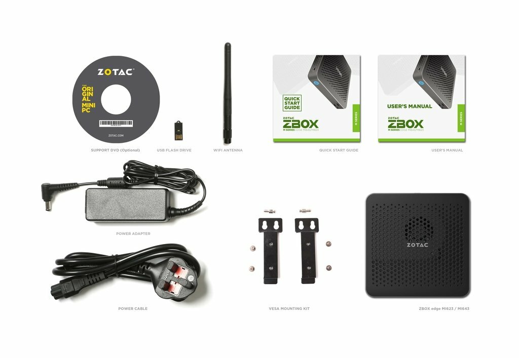 ZOTAC ZBOX-MI623-BE / Intel Core i3-10110U / Barebone