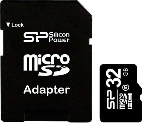 SiliconPower microSDHC 32GB / SP032GBSTH010V10SP