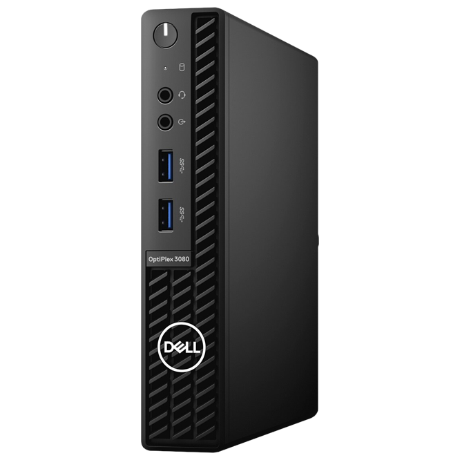 DELL OptiPlex 3080 MFF / lntel Core i3-10105T / 8GB DDR4 / 256GB NVMe / Black