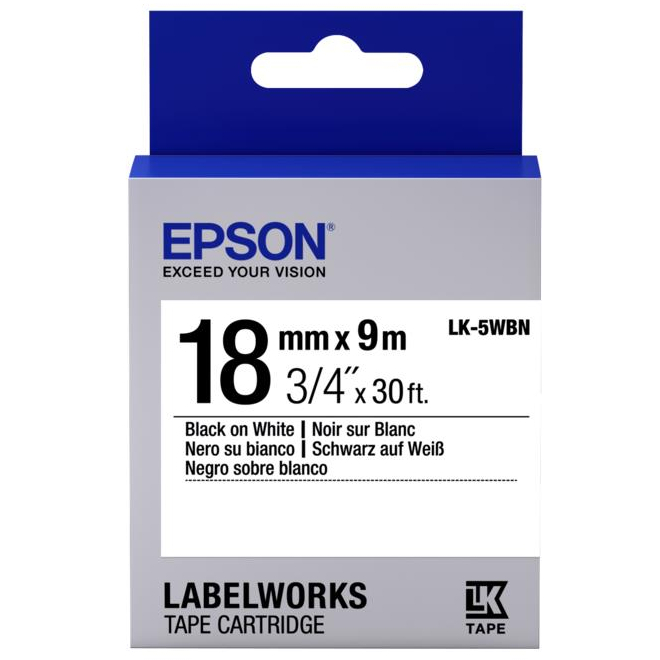 Epson C53S655006 / LK-5WBN / 18mm / 9m