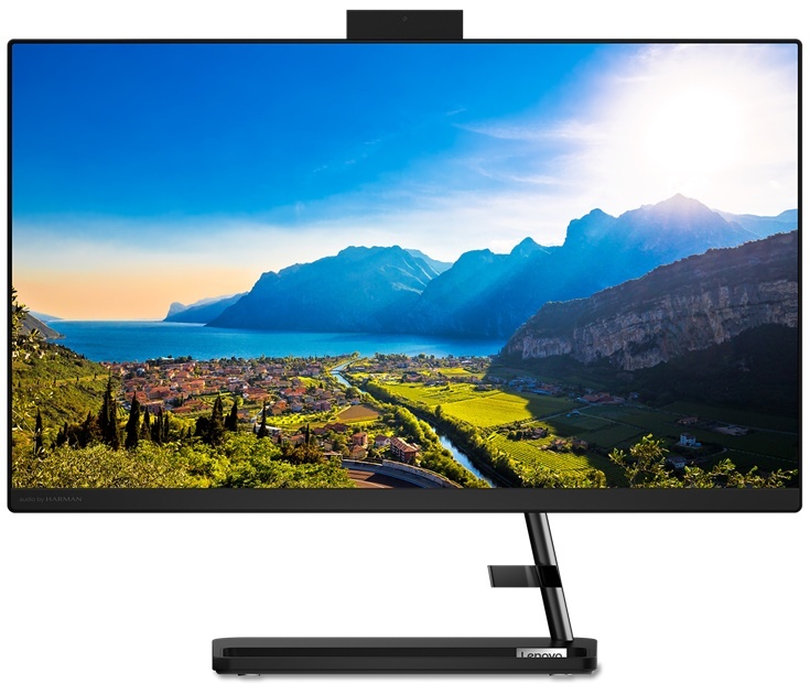 Lenovo IdeaCentre 3 24ALC6 / 23.8" FullHD IPS / Athlon Silver 3050U / 8GB DDR4 / 256GB NVMe / AMD Radeon Graphics / No OS / F0FX0002RK