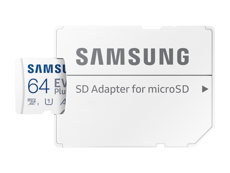 Samsung EVO Plus 64GB / MicroSD + SD adapter / MB-MC64KA