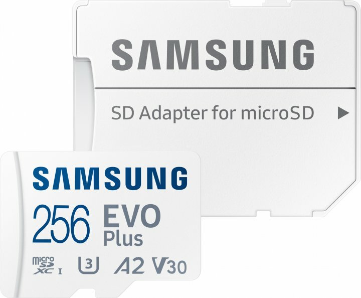Samsung EVO Plus 256GB / MicroSD + SD adapter / MB-MC256KA