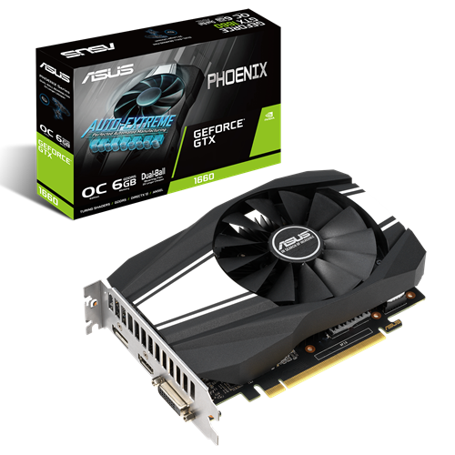 ASUS GeForce GTX 1660 6GB GDDR5 192bit / PH-GTX1660-O6G