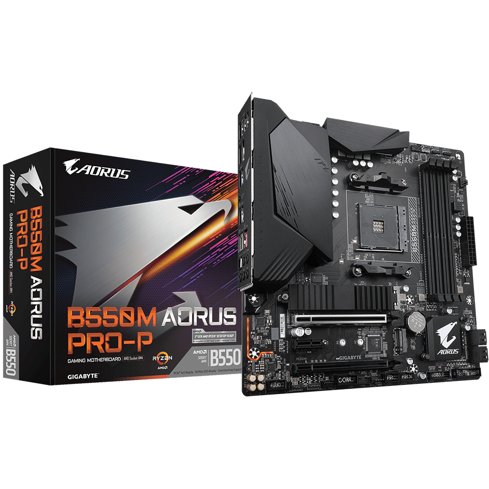GIGABYTE B550M AORUS PRO-P 1.0 / mATX AM4