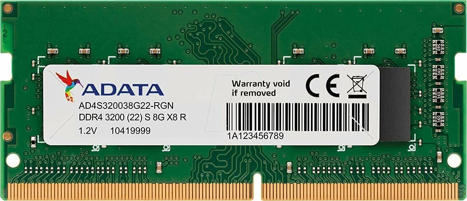 ADATA AD4S32008G22-SGN / 8GB DDR4 3200MHz SODIMM