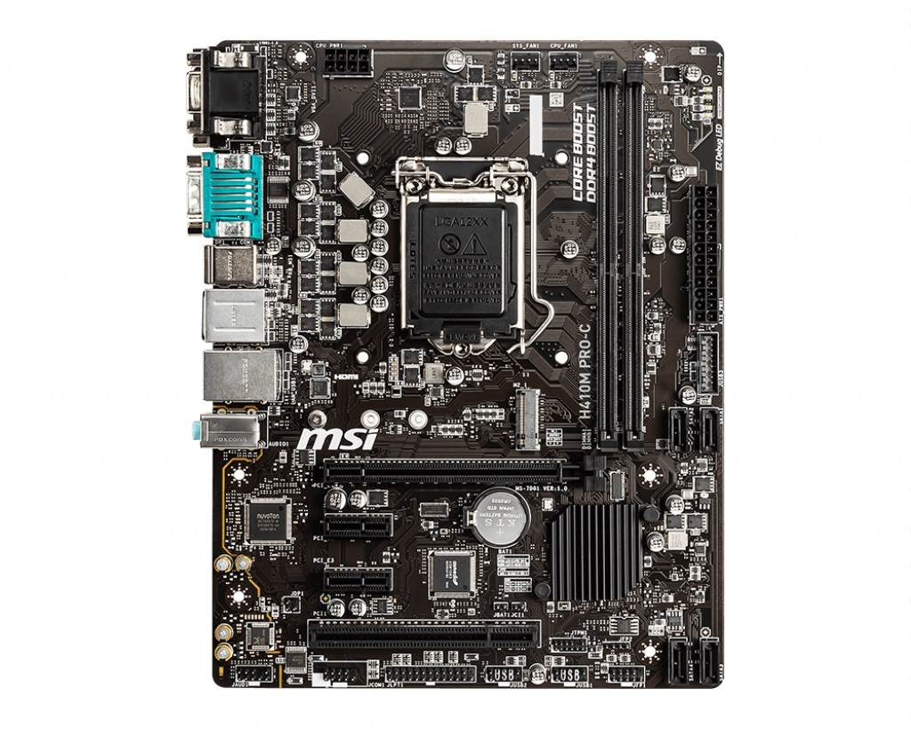 MSI H410M PRO-C / mATX Socket 1200 Dual 2x DDR4 2933