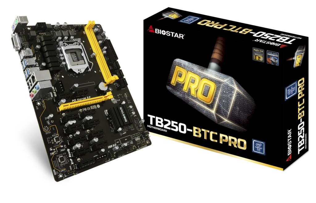 Biostar TB250-BTC-PRO / ATX S1151 Dual 2x DDR4 2400