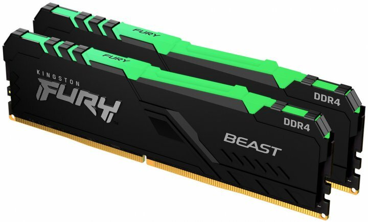 Kingston FURY Beast RGB KF426C16BBAK2/16 / 16GB DDR4 2666