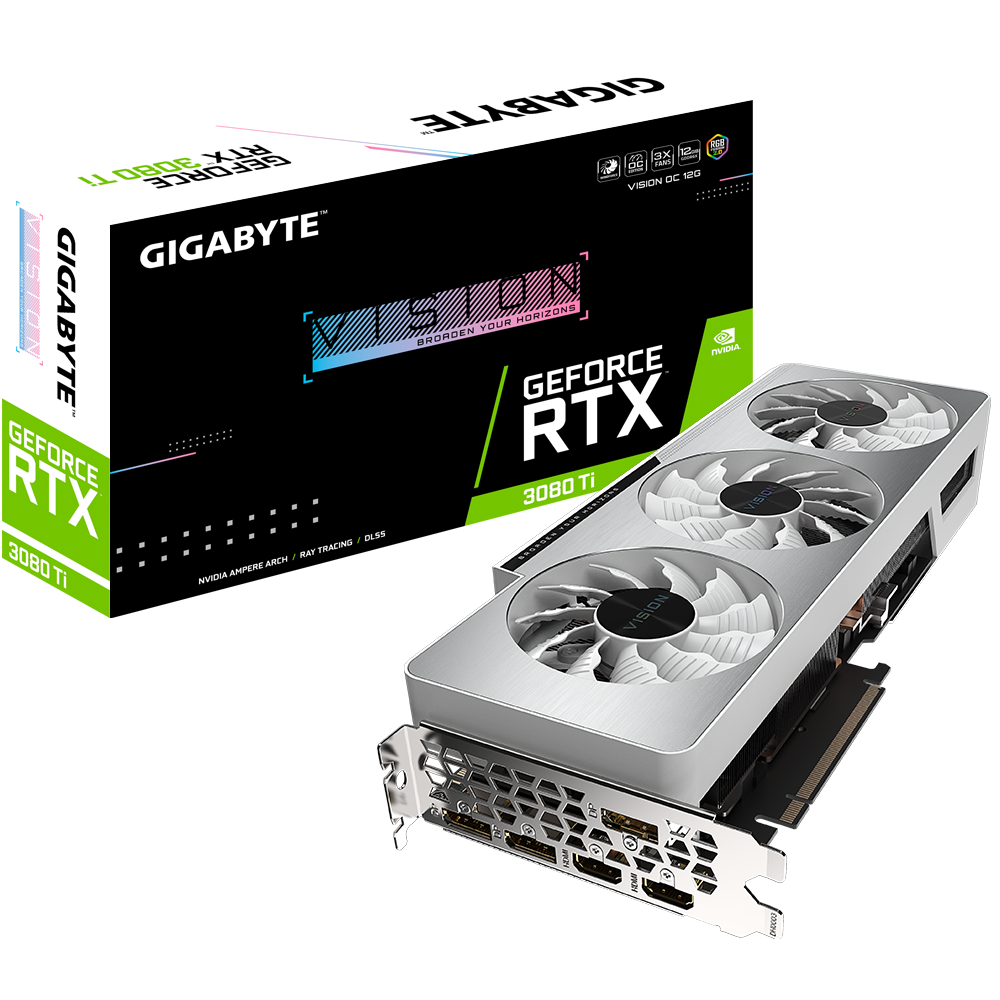 GIGABYTE GeForce Vision OC RTX 3080 Ti 12GB GDDR6X 384bit / GV-N308TVISION OC-12GD