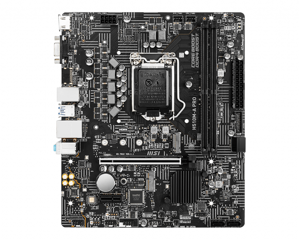 MSI H510M-A PRO / mATX Socket 1200 Dual 2x DDR4 3200