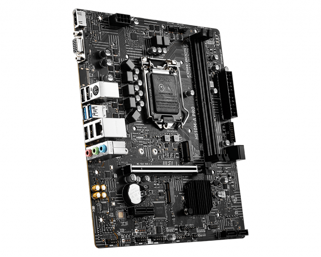 MSI H510M-A PRO / mATX Socket 1200 Dual 2x DDR4 3200