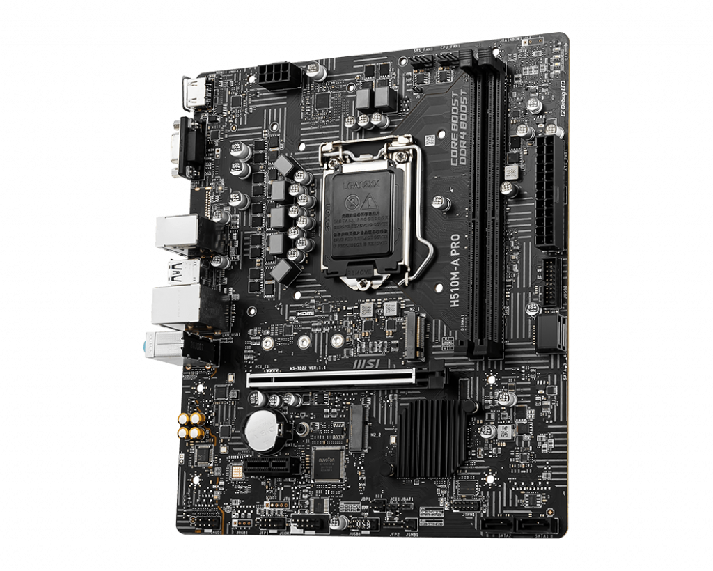 MSI H510M-A PRO / mATX Socket 1200 Dual 2x DDR4 3200