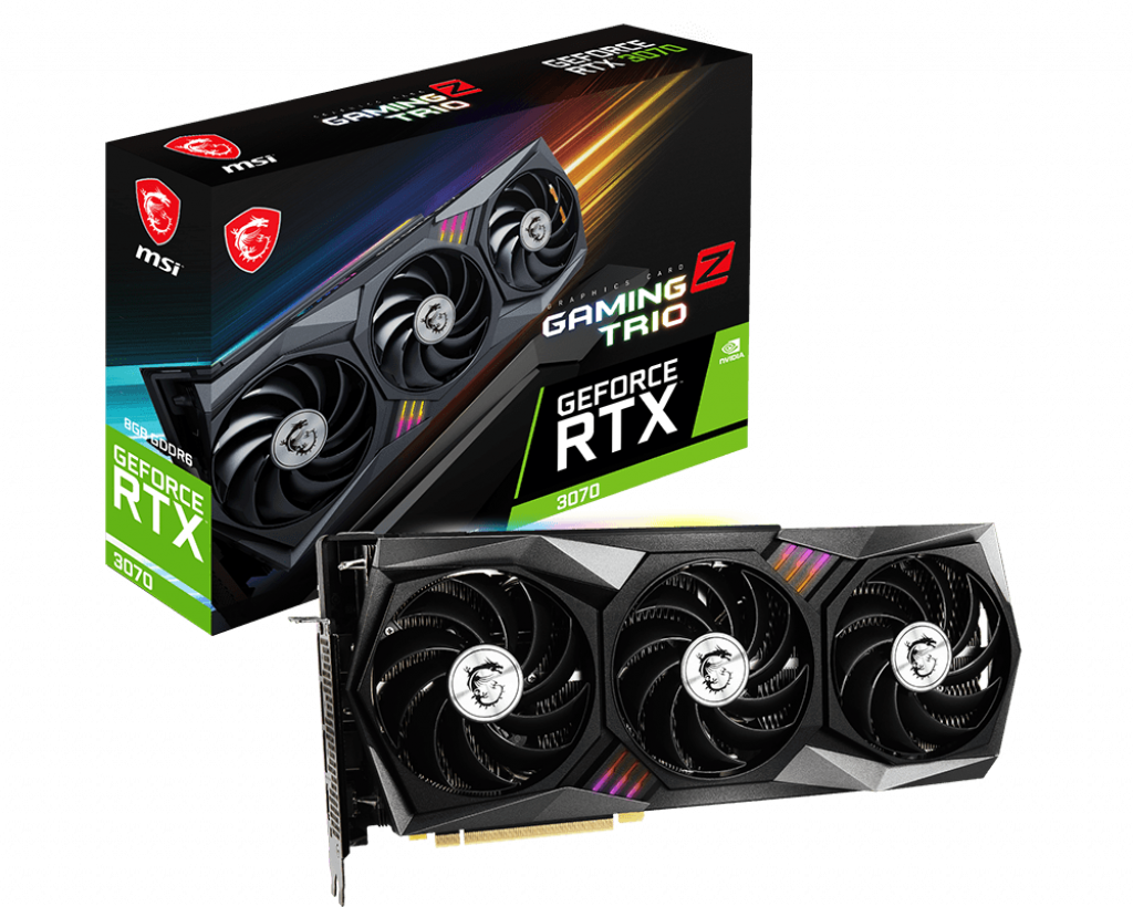 MSI GeForce RTX 3070 GAMING Z TRIO LHR 8GB GDDR6 256Bit