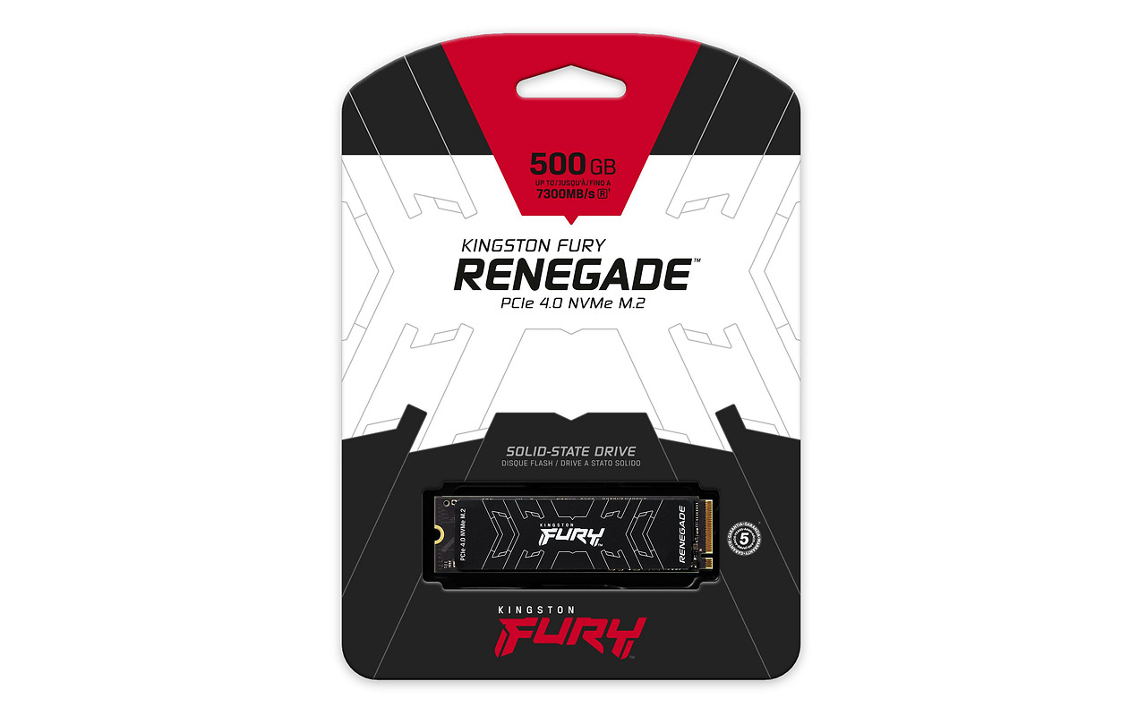 Kingston Fury Renegade / M.2 NVMe 500GB / SFYRS/500G