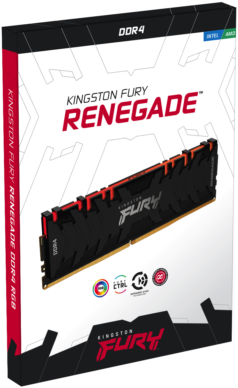 Kingston FURY Renegade RGB / 2x 16GB DDR4 3200 / KF432C16RB1AK2/32