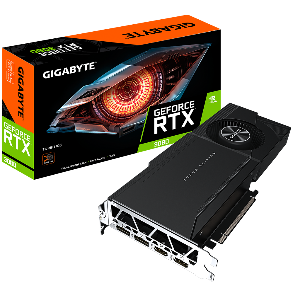 GIGABYTE RTX 3080 10GB GDDR6X Turbo 320bit / GV-N3080TURBO-10GD