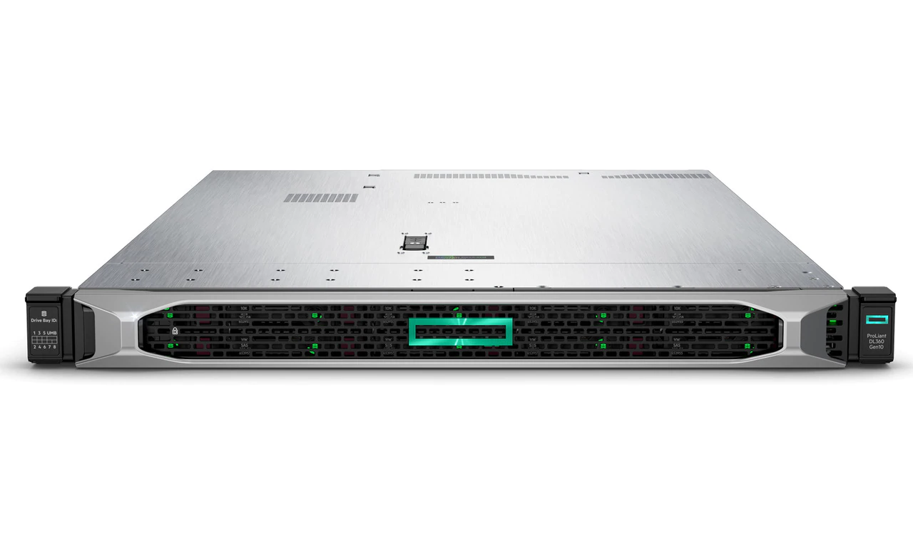 HPE ProLiant DL360 Gen10 1U / Xeon Silver 4210R / 1x 16GB DDR4 / 1x 500W PSU / RAID P408i-a 2GB / P23578-B21