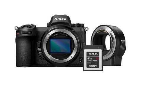 Nikon Z 6 + FTZ Adapter Kit + 64GB XQD / VOA020K008