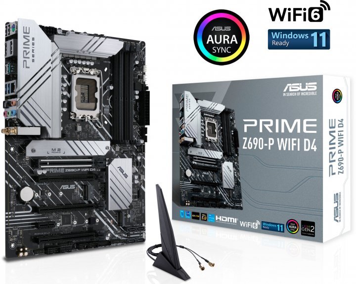ASUS PRIME Z690-P WI-FI D4 / ATX LGA 1700 Dual DDR4 5333