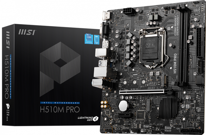 MSI H510M PRO / mATX Socket 1200 Dual 2xDDR4 3200