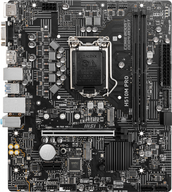 MSI H510M PRO / mATX Socket 1200 Dual 2xDDR4 3200